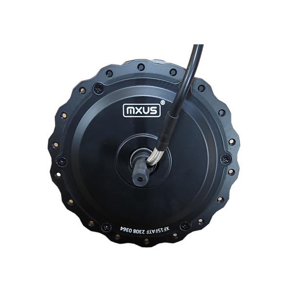 Мотор-колесо MXUS XF15F FATBIKE 48V 750W переднє редукторне для фетбайка 30014-101 фото