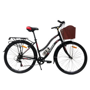 Велосипед Cross Elegant 28" 18" Чорно-Червоний 28CJCT-004576 фото
