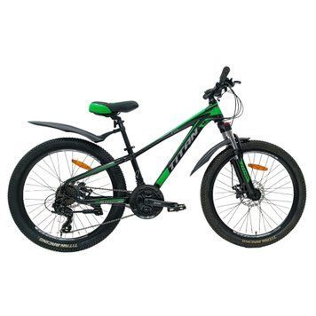Велосипед Titan FOX 24" 12" Черно-Зеленый 24TJA-005678 фото