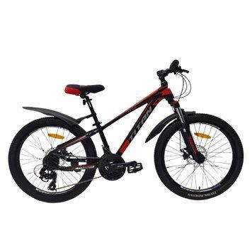 Велосипед Titan FOX 24" 12" Черно-Красный 24TJA-005681 фото