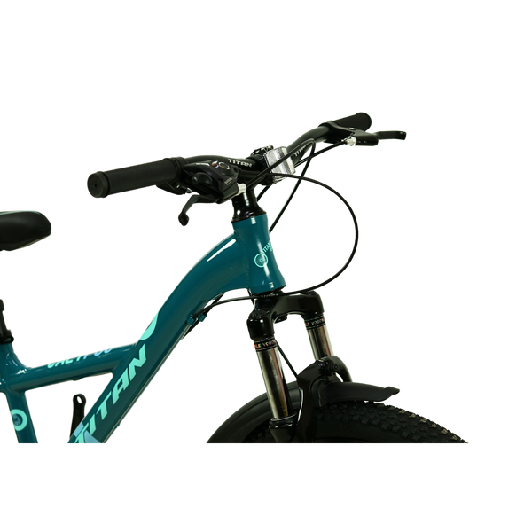 Велосипед Titan Calypso 24" 11" Темно-зелений з блакитним 24TJA-004698 фото