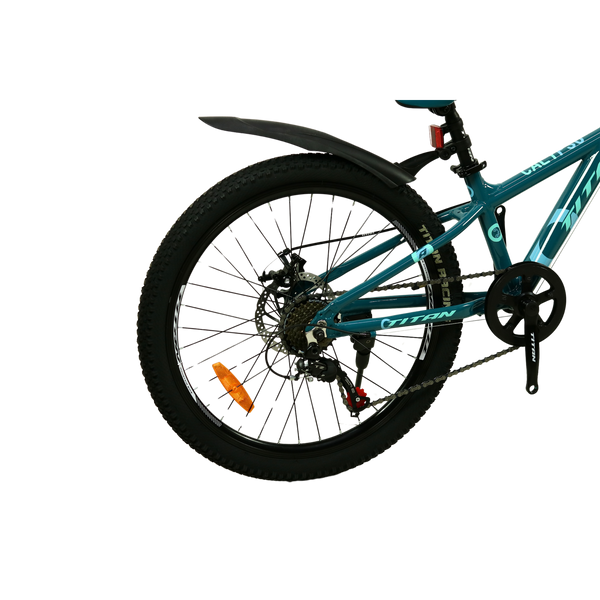 Велосипед Titan Calypso 24" 11" Темно-зелений з блакитним 24TJA-004698 фото
