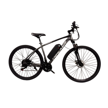 Велосипед CrossBike Tracker 29" 18" Чорно-Сірий задній 500W 48V10Ah 00-00006083 фото