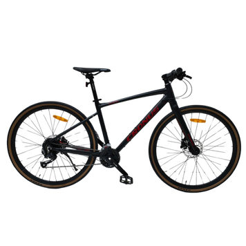 Велосипед Cronus Gravel 28" 17.5" Чорно-Червоний  28CRN-005018 фото